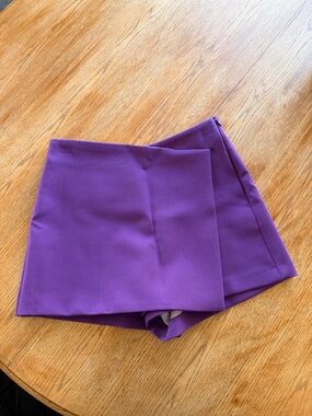Zara Purple Mini Skort